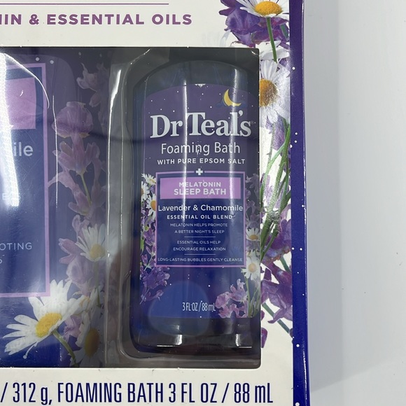 DR TEALS Sleep Bath Lavender & Chamomile Essential Oil  Epsom Salt Foaming Bath - Picture 5 of 10
